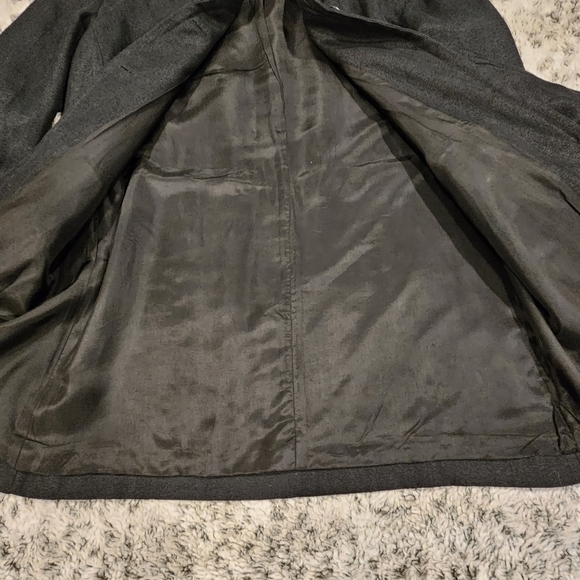 Gap SZ 6 100% Linen Black Career Sheath Dress With Matching Jacket Blazer - Picture 4 of 15